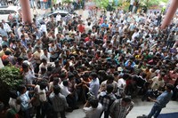 Eega Team at Bhramaramba Theatre
